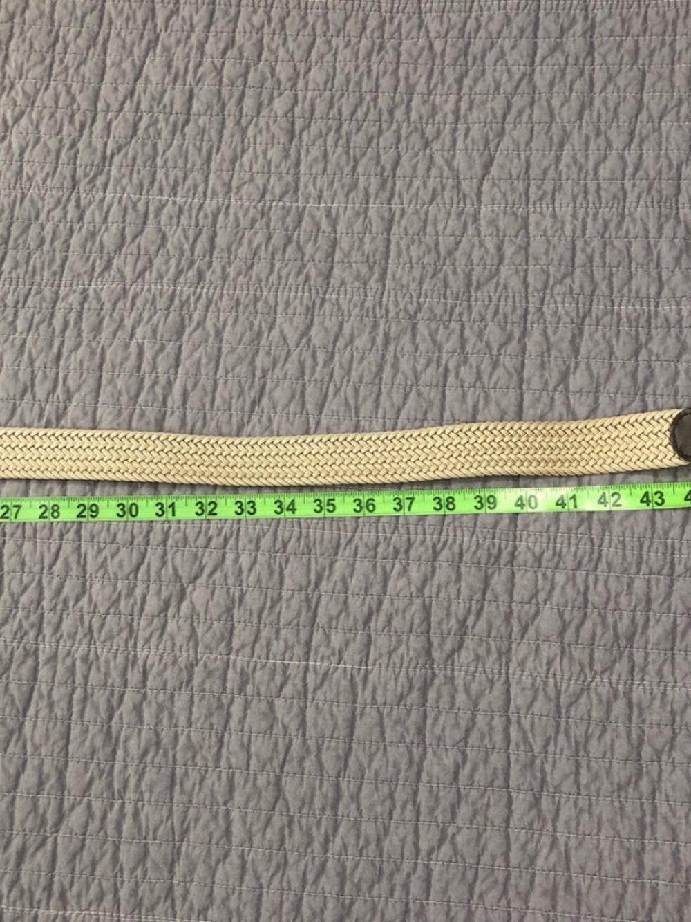 4/$15 Braided Belt Men 40 - 42 Brown Tan Classic Preppy - Picture 13 of 16